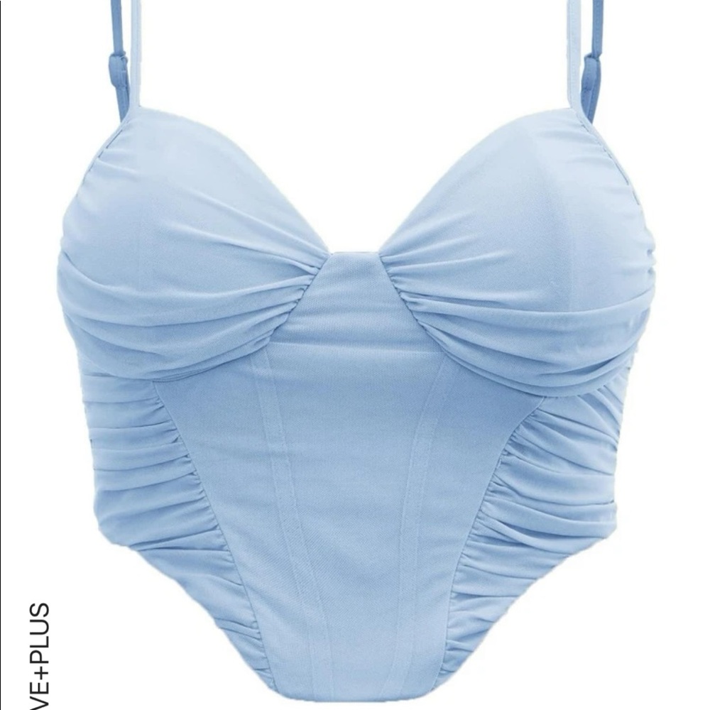 Baby blue top